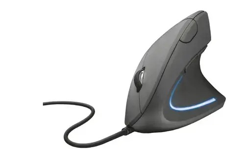 Mouse Trust Verto, Wired, USB, iluminare (Negru)