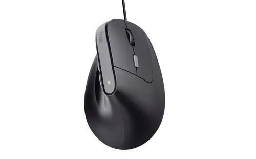 Mouse Trust Bayo II, Wired, USB, 2400 DPI (Negru)