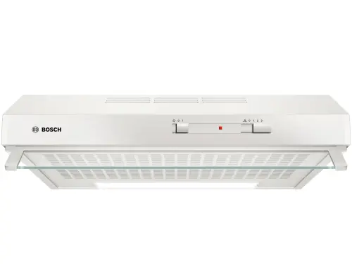 Hota traditionala Bosch DUL62FA21, 115 W, 250 m3/h, Clasa D, LED 4 W, 3 viteze (Alb)