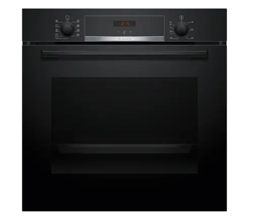 Cuptor incorporabil Bosch Seria 4 HBA514BB3, 71 l, Clasa A+, Grill, Lumina interioara, 60cm (Negru)