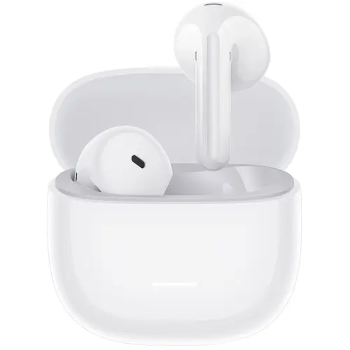 Casti True Wireless Semi In-Ear Xiaomi Redmi Buds 8 Active, Bluetooth, Microfon dual cu reducere zgomot AI, Google Fast Pair, IP54 (Alb)