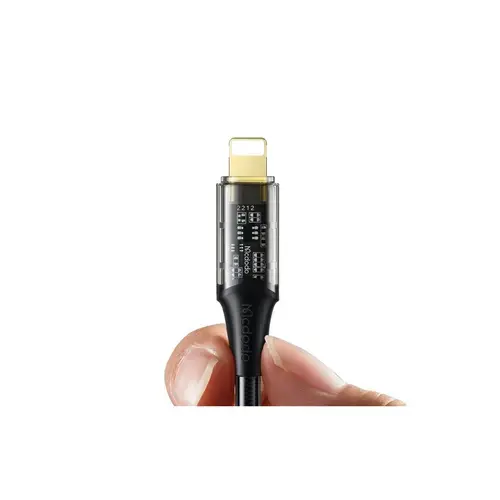 Cablu de date Mcdodo Amber Series Fast Charging Type-C la Lightning ,36W, 1,2m (Negru)