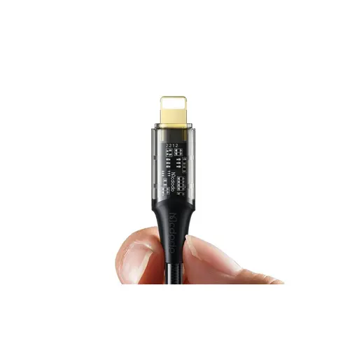 Cablu de date Mcdodo Amber Series Fast Charging Type-C la Lightning ,36W, 1,2m (Negru)