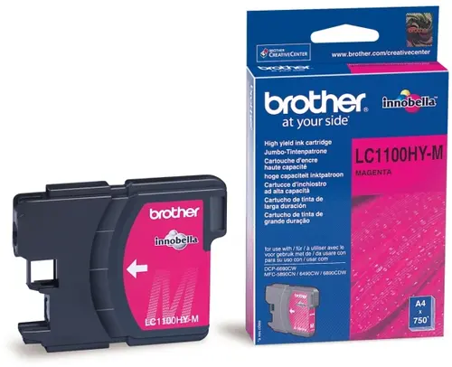 Cartus cerneala Brother LC1100HYM (Magenta - de mare capacitate)