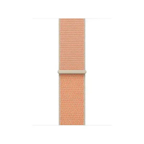 Curea Smartwath Apple MHYR4ZM/A pentru Watch 42mm, Sport Loop (Portocaliu deschis)