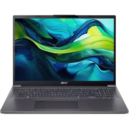 Laptop Acer Aspire 16 A16-71M (Procesor Intel® Core™ Ultra 5 115U (10M Cache, up to 4.20 GHz) 16inch WUXGA IPS, 16GB LPDDR5X, 512GB SSD, Intel Integrated Graphics, Gri)