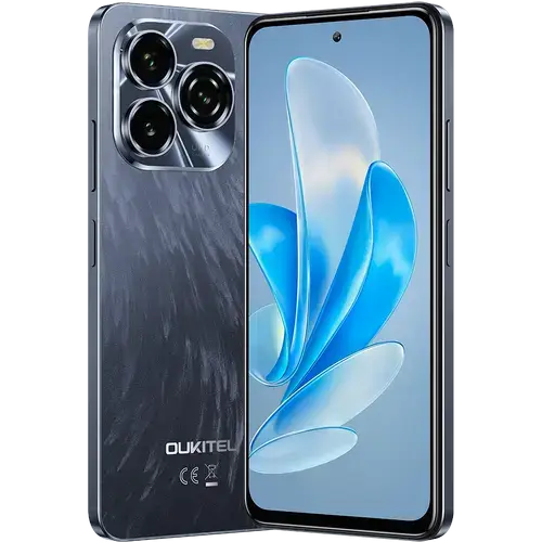 Telefon Mobil Oukitel C65, Procesor Octa-Core Unisoc Tiger T606, Ecran IPS LCD touchscreen 6.7inch, 4GB RAM, 128GB Flash, Camera 50MP, Wi-Fi, 4G, Dual Sim, Android (Albastru)