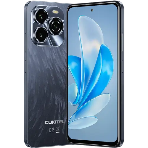 Telefon Mobil Oukitel C65, Procesor Octa-Core Unisoc Tiger T606, Ecran IPS LCD touchscreen 6.7inch, 4GB RAM, 128GB Flash, Camera 50MP, Wi-Fi, 4G, Dual Sim, Android (Albastru)
