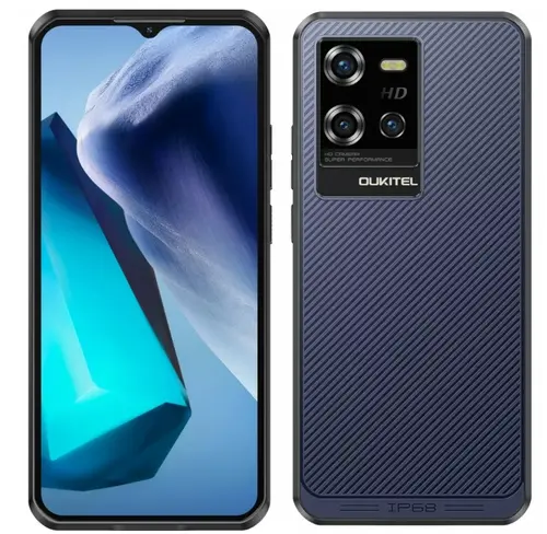 Telefon Mobil Oukitel WP50, Procesor Mediatek Dimensity 6100+ Octa-Core, IPS LCD Capacitive touchscreen 6.6inch, 4GB RAM, 256GB Flash, Camera Tripla 48 + 2 + 0.3 MP, 5G, Wi-Fi, Dual SIM, Android (Albastru)