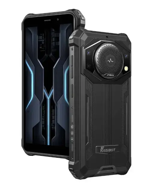 Telefon Mobil FOSSiBOT F101P, Procesor MediaTek Helio P22, Ecran IPS touchscreen 5.45inch, 4GB RAM, 64GB Flash, Camera Tripla 24+5+0.3MP, Wi-Fi, 4G, Dual Sim, Android (Negru)