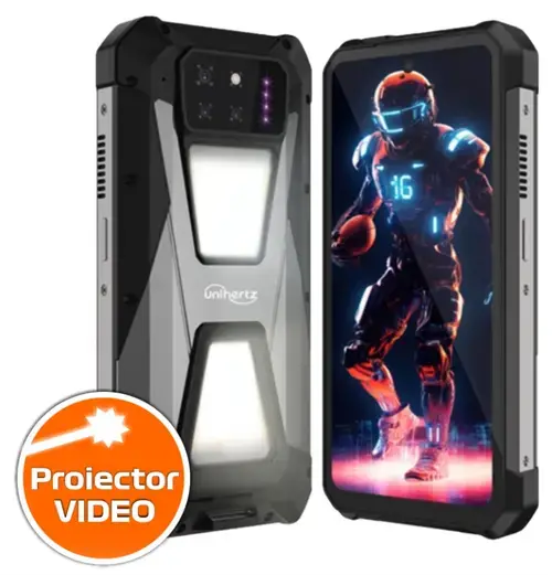 Telefon Mobil Unihertz 8849 Tank 3S, Procesor MT6896 Octa-Core, Ecran TFT LCD touchscreen 6.79inch, 12GB RAM, 256GB Flash, Camera Tripla 50+64+8MP, Wi-Fi, 5G, Dual Sim, Android (Negru)