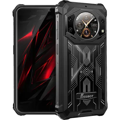 Telefon Mobil FOSSiBOT F101 Pro, Procesor MediaTek MT8788, Ecran IPS touchscreen 5.45inch, 8GB RAM, 128GB Flash, Camera Tripla 24+5+0.3MP, Wi-Fi, 4G, Dual Sim, Android (Negru)