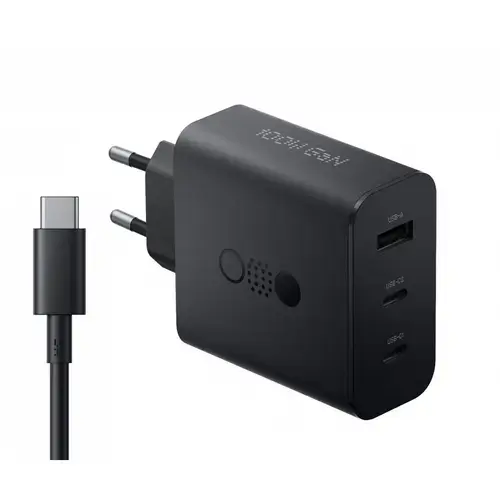 Incarcator Retea Cu Cablu USB-C CMF by Nothing C349, 100W, 5A, 1 x USB-A - 2 x USB-C (Gri)