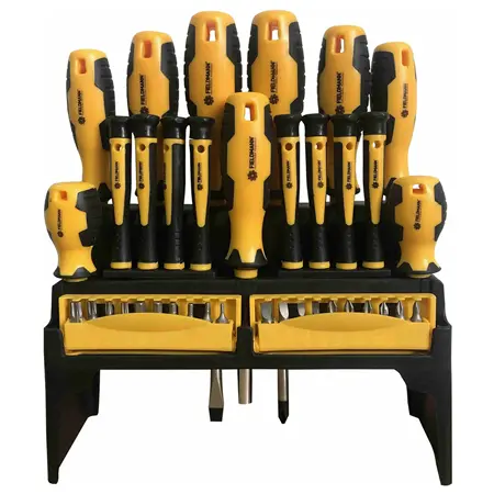 Set de șurubelnițe Fieldmann FDS 5006-37R, 37 Piese (Negru/Galben)