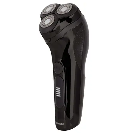 Aparat de ras rotativ SENCOR SMS4210BK, autonomie 50 de minute,  cutite din otel inoxidabil (Negru)