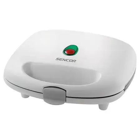 Sandwich maker SENCOR SSM3100, 700W, Control automat al temperaturii (Alb)