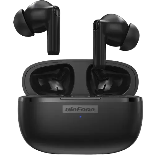 Casti True Wireless Ulefone Buds, Bluetooth 5.1, Microfon, IPX4 (Negru)