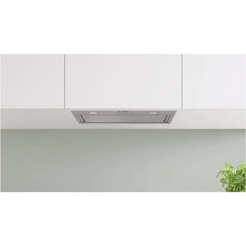 Hota incorporabila Bosch DLN56AC50, Putere de absorbtie 645 mc/h, Iluminare LED, Clasa B, 52 cm (Inox)