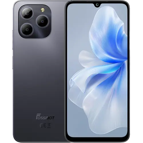 Telefon Mobil FOSSiBOT S2, Procesor MediaTek Helio G85, Ecran IPS touchscreen 6.72inch, 8GB RAM, 256GB Flash, Camera 50 MP, Wi-Fi, 4G, Dual Sim, Android (Gri)