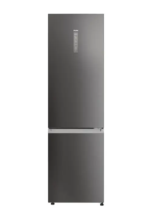 Combina frigorifica HAIER 2D 60 Series 3 PRO EHD3PWDNPD206, 406 l, Clasa D, No Frost, Iluminare LED, My Zone Pro, Inteligenta artificiala, Wi-Fi, H 205 cm (Negru/Inox)