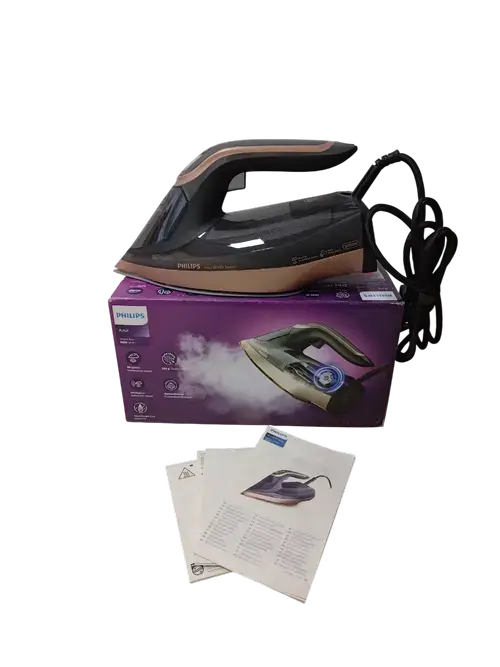 Fier de calcat Philips DST8041/80, 3000 W (Negru/Auriu)