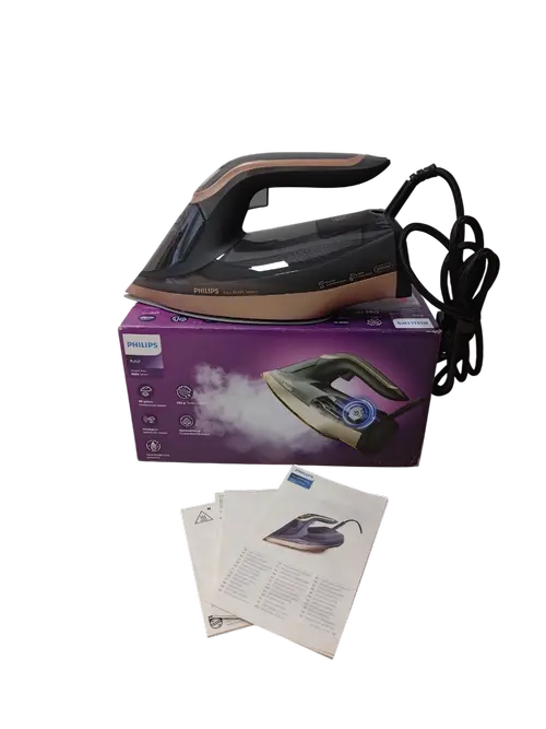 Fier de calcat Philips DST8041/80, 3000 W (Negru/Auriu)