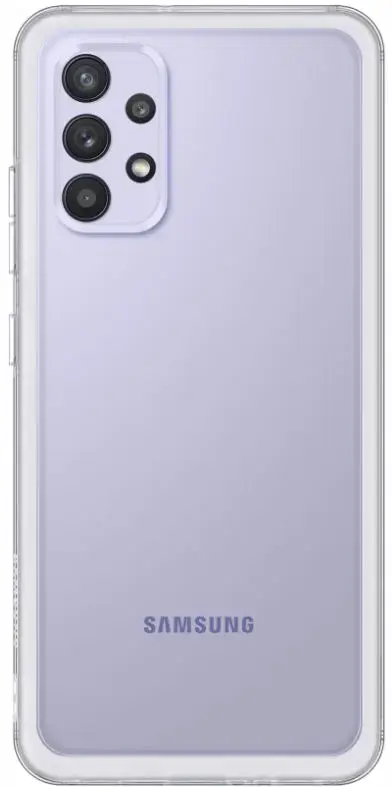 Protectie Spate Samsung Clear Cover EF-QA325TTEGWW pentru Samsung Galaxy A32 (Transparent)