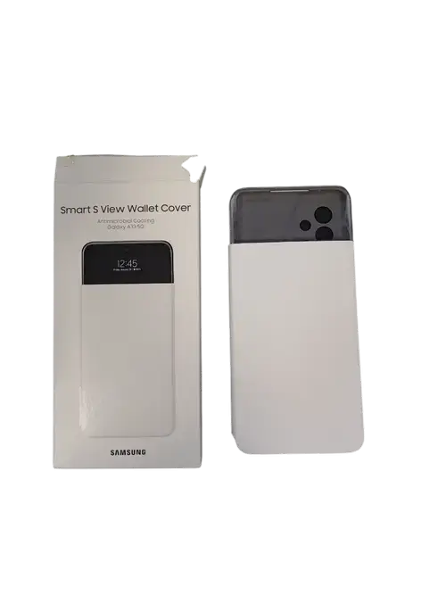 Husa Flip Cover Samsung S View Wallet EF-EA336PWEGEE, pentru Samsung Galaxy A33 5G (Alb)