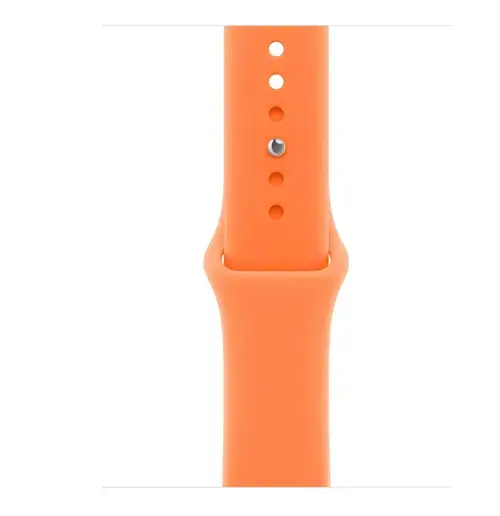 Curea Smartwatch Apple MHYD4ZM/A pentru Watch 42mm Band, Sport Band - S/M (Portocaliu)