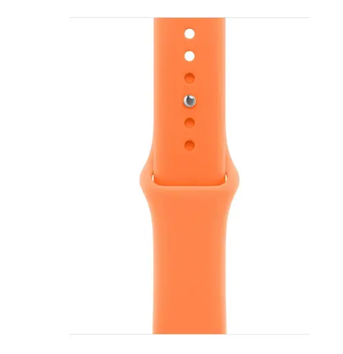 Curea Smartwatch Apple MHYD4ZM/A pentru Watch 42mm Band, Sport Band - S/M (Portocaliu)