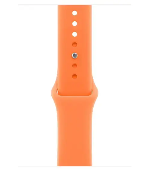 Curea Smartwatch Apple MHYK4ZM/A pentru Watch 46mm, Sport Band - S/M (Portocaliu)