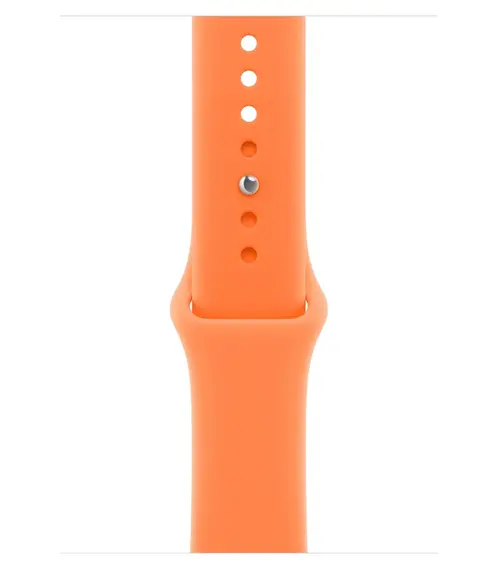 Curea Smartwatch Apple MHYK4ZM/A pentru Watch 46mm, Sport Band - S/M (Portocaliu)