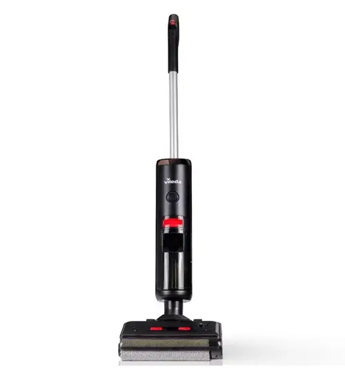 Aspirator vertical fara fir Vileda PureClean S5 Plus, Autonomie 30 minute, 180mp, Rezervor apa curata 450 ml, Rezervor apa uzata 500 ml, Max 78 dB (Negru)