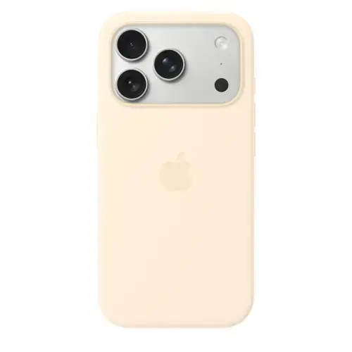 Husa Protectie Spate Apple MHVX4ZM/A pentru iPhone 17 Pro Silicone Case, MagSafe (Crem)