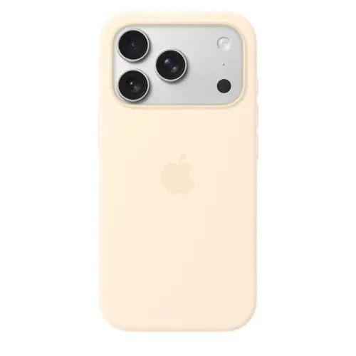 Husa Protectie Spate Apple MHVX4ZM/A pentru iPhone 17 Pro Silicone Case, MagSafe (Crem)