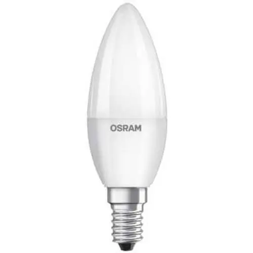 Bec Led Osram, E14, LED VALUE Classic B, 5.7W (40W) 230V, lumina neutra (4000K), 470 lumeni, durata de viata 10.000 ore, clasa energetica A+