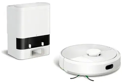 Aspirator robot iRobot Roomba 105 Combo+, 7000Pa, Autonomie 120 minute, Rezervor apa 0.2 l, Recipient praf 0.24 l, Wi-Fi, Compatibil Amazon Alexa si Google Home, Navigare cu LiDAR ClearView (Alb)