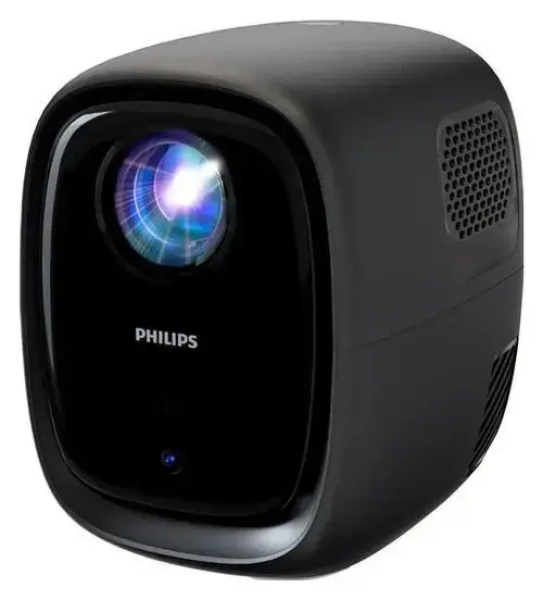 Videoproiector Philips NeoPix 130C Smart, HD 1280x720, 130 ANSI lumen, Wi-Fi, HDMI, USB, Difuzoare 2x 5W (Negru)