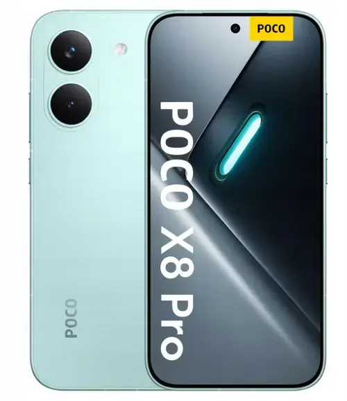 Telefon Mobil Poco X8 Pro, Procesor Octa-Core Mediatek Dimensity 8500 Ultra, AMOLED touchscreen 6.59inch, 12GB RAM, 512GB Flash, Camera Duala 50+8MP, Wi-Fi, 5G, Dual Sim, Android (Verde)