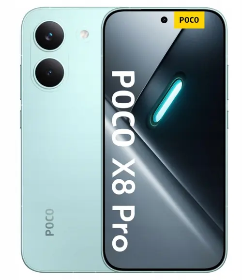 Telefon Mobil Poco X8 Pro, Procesor Octa-Core Mediatek Dimensity 8500 Ultra, AMOLED touchscreen 6.59inch, 12GB RAM, 512GB Flash, Camera Duala 50+8MP, Wi-Fi, 5G, Dual Sim, Android (Verde)