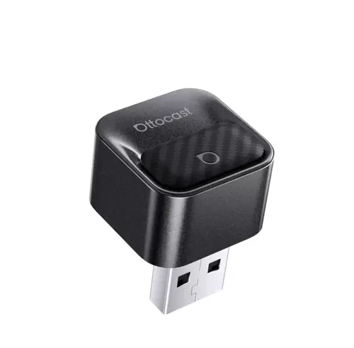 Adaptor Ottocast Mini Core Wireless CarPlay si Android Auto Plug and Play 2-in-1 (Negru)