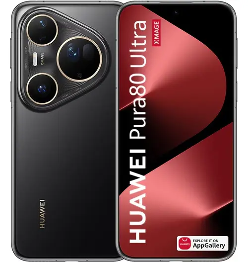 Telefon Mobil Huawei Pura 80 Ultra, Procesor Kirin 9020 Octa-Core, LTPO OLED 6.8inch, 16GB RAM, 512GB Flash, Camera Quad 50 + 50 + 12.5 + 40 MP, Wi-Fi, 4G, Dual SIM, EMUI (Negru)