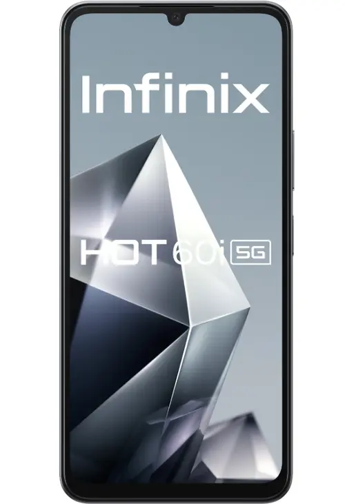 Telefon Mobil Infinix Hot 60i, Procesor Mediatek Dimensity 6400, Ecran IPS LCD 6.75inch, 8GB RAM, 256GB Flash, Camera 50 MP, Wi-Fi, 5G, Dual Sim, Android (Negru)