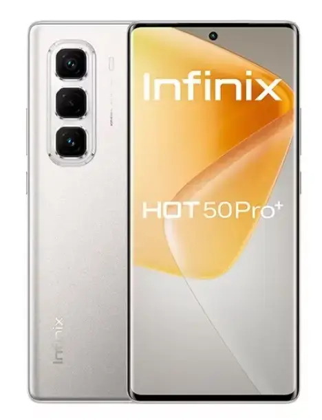 Telefon Mobil Infinix Hot 50 Pro+, Procesor Mediatek Helio G100, Ecran AMOLED 6.78inch, 8GB RAM, 256GB Flash, Camera Duala 50 MP + AUX, Wi-Fi, 4G, Dual Sim, Android (Gri)