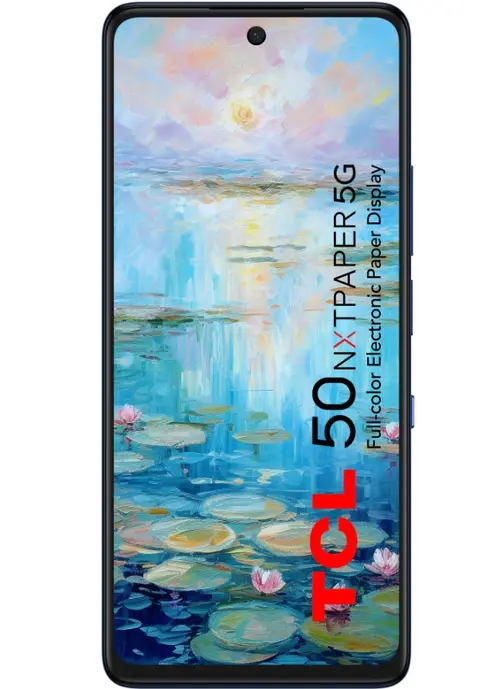 Telefon Mobil TCL 50 NxtPaper, Procesor Mediatek Dimensity 6300 Octa-Core, Ecran IPS LCD 6.8inch, 8GB RAM, 256GB Flash, Camera Tripla 108+8+2 MP, Wi-Fi, 5G, Dual SIM, Android (Albastru)