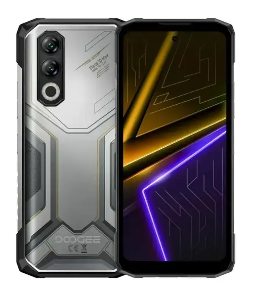 Telefon Mobil Doogee Blade 20 Max, Procesor Mediatek Helio G100 Octa Core, Ecran IPS 6.6inch, 12GB RAM, 1TB Flash, Camera Duala 64 + 20 MP, Wi-Fi, 4G, Dual Sim, Android (Argintiu)