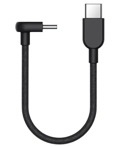 Cablu de date Xiaomi Braided BHR08W0GL, USB-C la USB-C, 60 W, 10 cm (Negru)