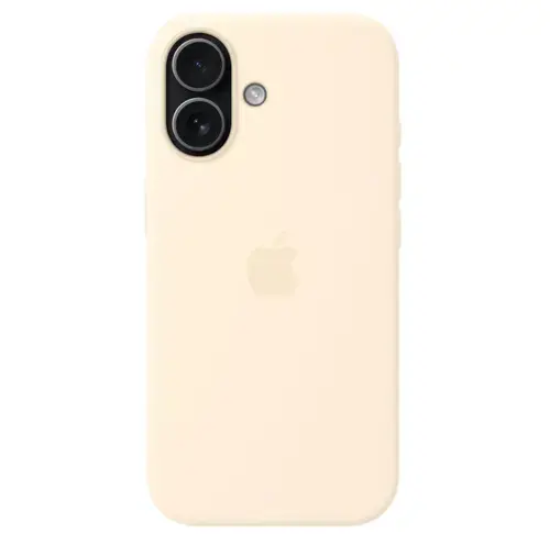 Husa Protectie Spate Apple MHVM4ZM/A pentru iPhone 17, Silicone Case, MagSafe (Crem)