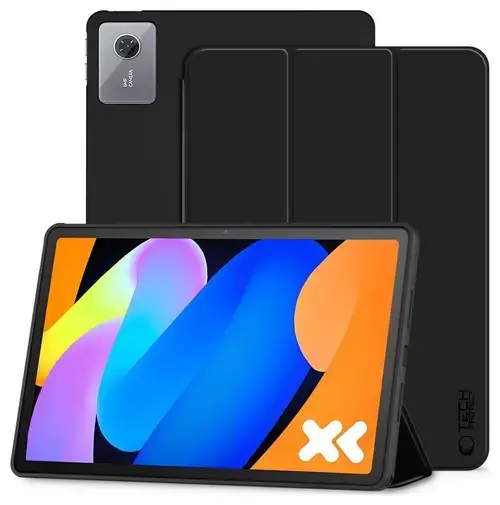 Husa Book Cover Tech-Protect Smartcase pentru Lenovo Idea TAB 11.0 TB-336 (Negru)