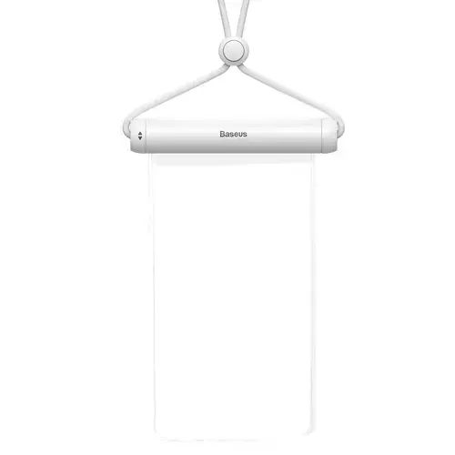 Husa waterproof universala Baseus Cylinder Slide, IPX8 (Alb)